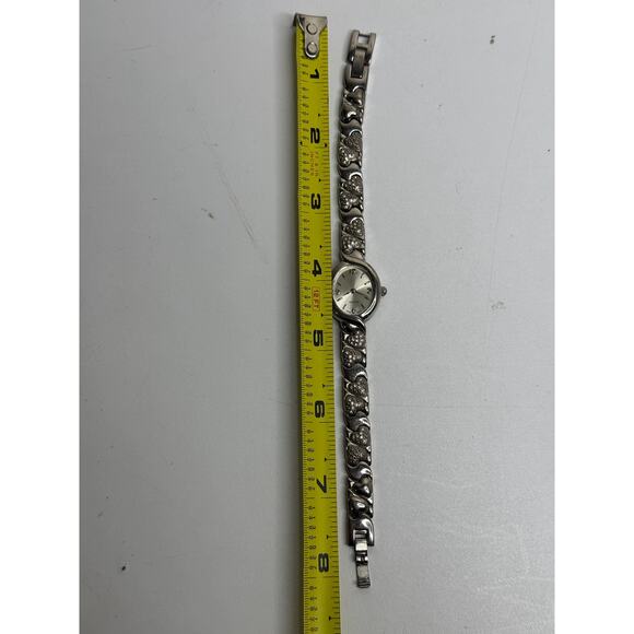 Vintage Silver Hearts Ladies Wrist watch - Picture 5 of 10